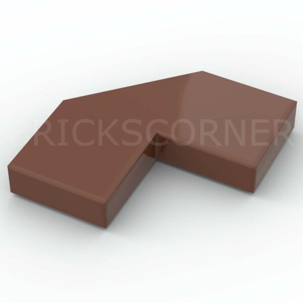 LEGO® Tuile Modifiée 2 x 2 avec coin coupé / Facet - 27263 - Brun