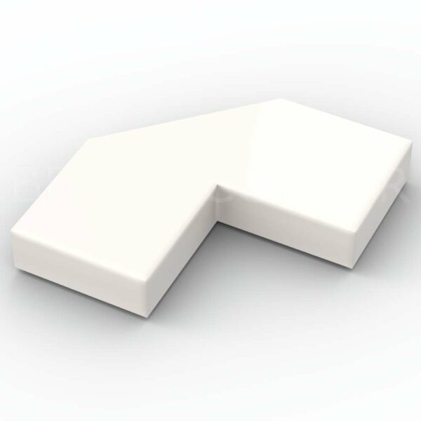 LEGO® Tuile Modifiée 2 x 2 avec coin coupé / Facet - 27263 - Blanc
