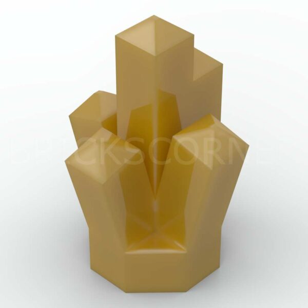 LEGO® Roche 1 x 1 Crystal à 5 branches - 52 / 30385 - Doré