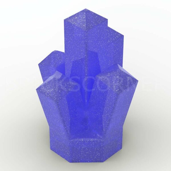 LEGO® Roche 1 x 1 Crystal à 5 branches - 52 / 30385 - Violet Transparent Satin