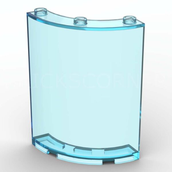 LEGO® Quart de Cylindre 4 x 4 x 6 - 30562 - Bleu Clair Transparent