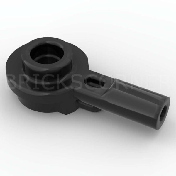 LEGO® Barre 1L sur Plaque Ronde 1 x 1 - 32828 - Noir