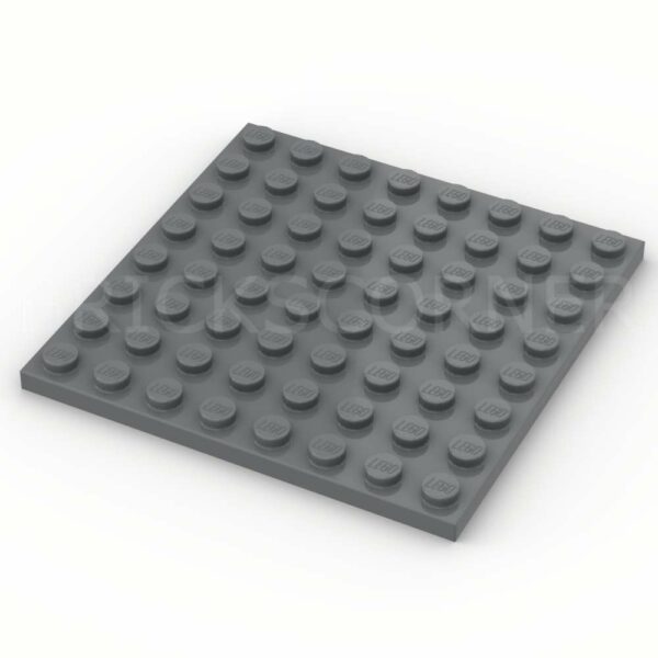 LEGO® Plaque 8 x 8 - 41539 - Dark Stone Gray