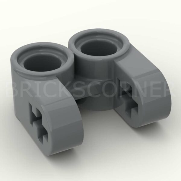 LEGO® Technic Connecteur Perpendiculaire Double Pin et Axe - 41678 - Dark Stone Gray