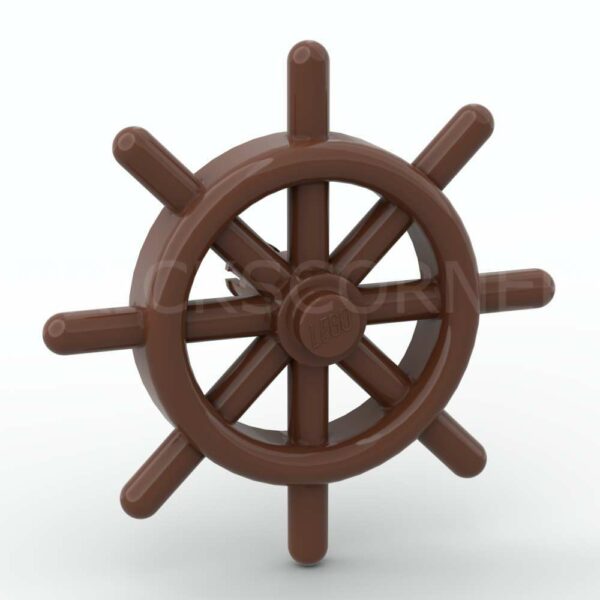 LEGO® Roue / Gouvernail de Bateau - 4790b - Brun