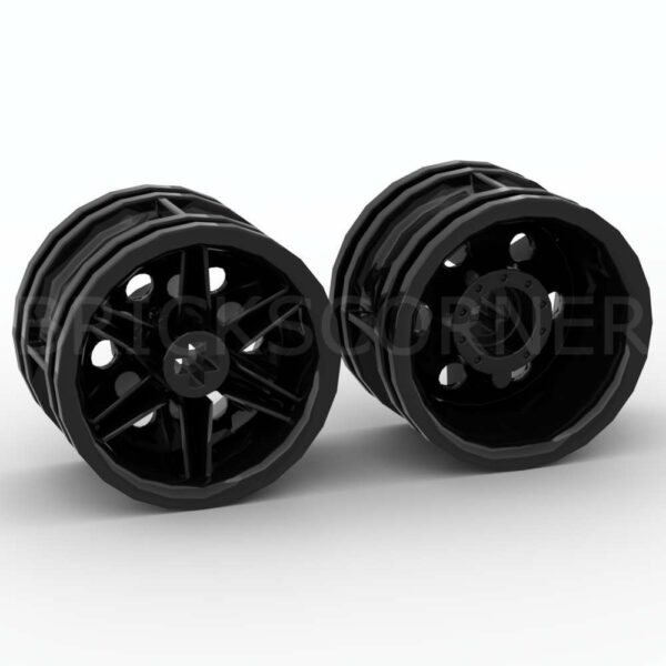 LEGO® Roue / Jante 30.4mm D. x 20mm - 56145 - Noir