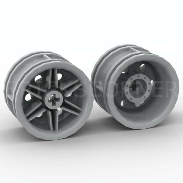 LEGO® Roue / Jante 30.4mm D. x 20mm - 56145 - Medium Stone Gray