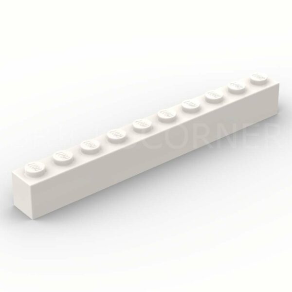 LEGO® Brique 1 x 10 - 6111 - Blanc