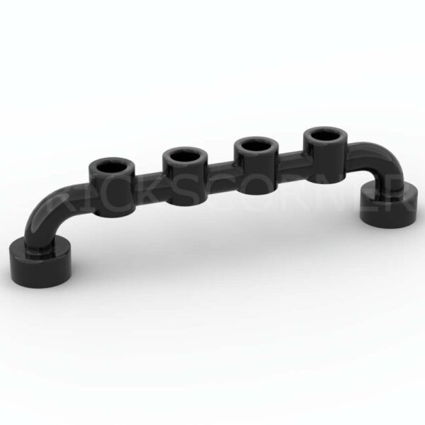 LEGO® Barrière Basse 1 x 6 - 6140 - Noir
