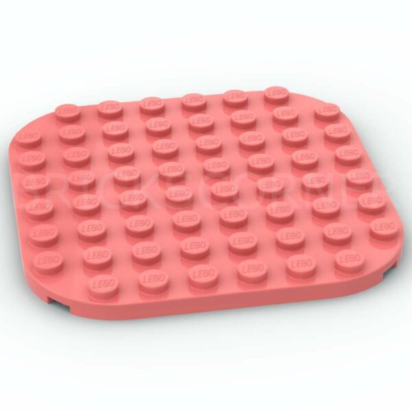 LEGO® Plaque Ronde 8 x 8 Coins Arrondis - 65140 - Coral