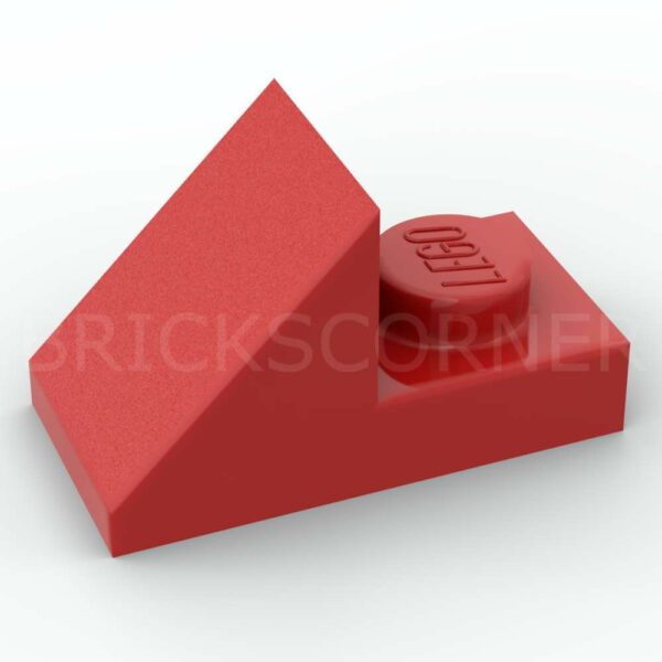 LEGO® Pente 45° sur Plaque 1 x 2 - 15672 / 92946 - Rouge