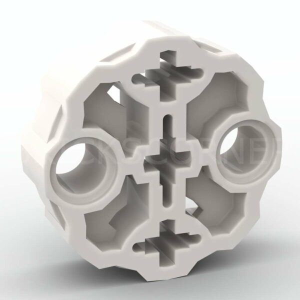 LEGO® Technic Bloc Rond Connecteur Axe et Pin - 98585 - Blanc