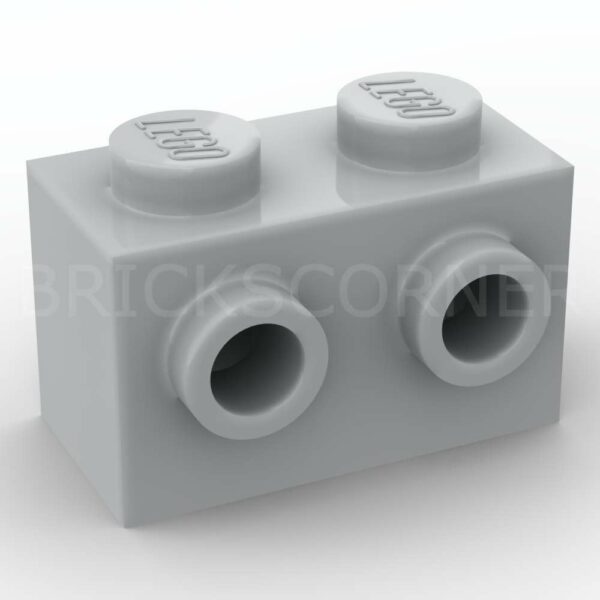 LEGO® Brique Modifiée 1 x 2 avec tenons sur 1 Côté - 11211 - Medium Stone Gray