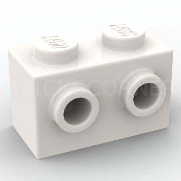 LEGO® Brique Modifiée 1 x 2 avec tenons sur 1 Côté - 11211 - Blanc