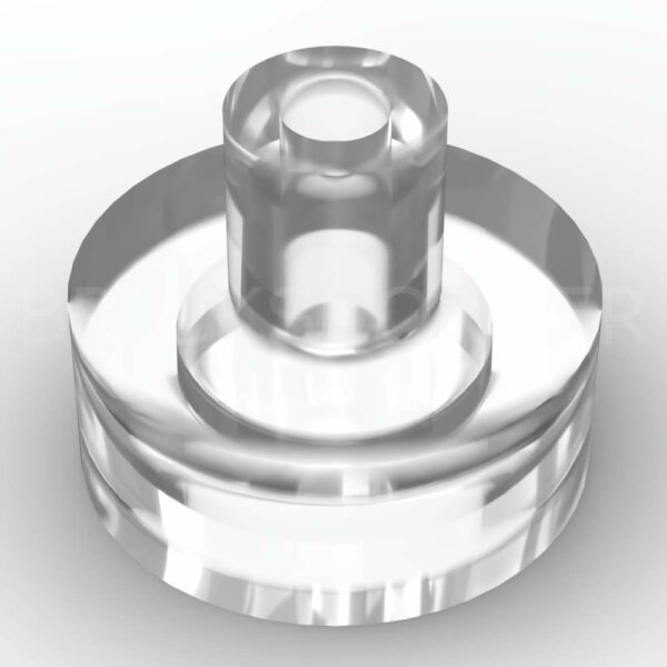 LEGO® Tuile Ronde 1 x 1 avec Barre / Poignée / Support Pin - 20482 - Transparent