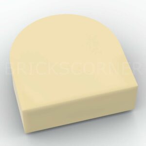 LEGO® Tuile Ronde 1 x 1 Demi Cercle "Stadium" - 24246 - Beige