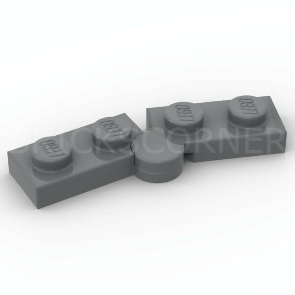 LEGO® Charnière Plate / Plaque articulée 1 x 4 - 2429c01 - Dark Stone Gray