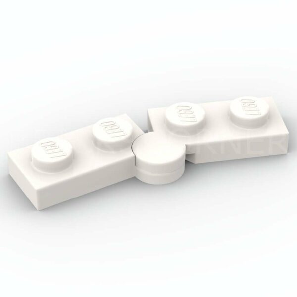 LEGO® Charnière Plate / Plaque Articulée 1 x 4 - 2429c01 - Blanc