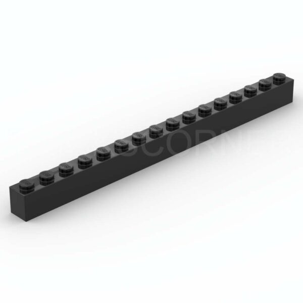 LEGO® Brique 1 x 16 - 2465 - Noir