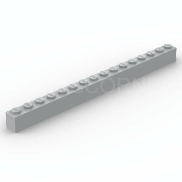 LEGO® Brique 1 x 16 - 2465 - Medium Stone Gray