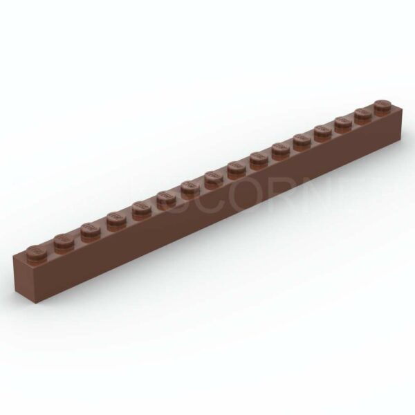 LEGO® Brique 1 x 16 - 2465 - Brun