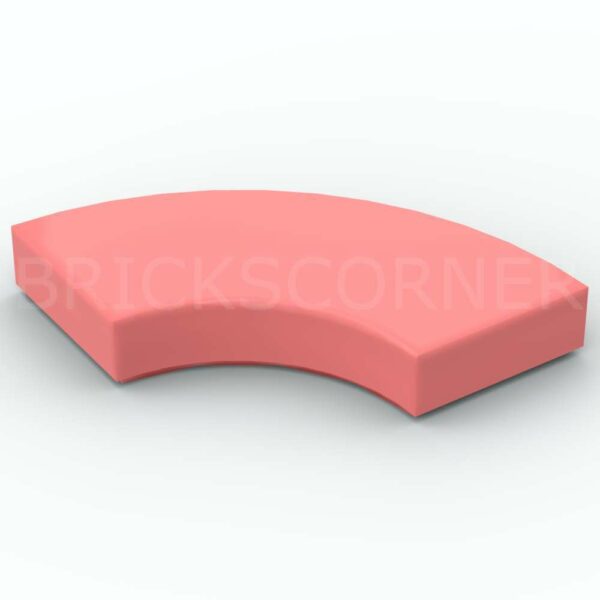 LEGO® Tuile Ronde 2 x 2 1/4 de cercle "Macaroni" 27925 - Coral