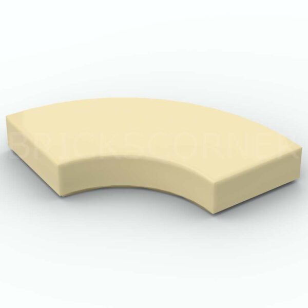 LEGO® Tuile Ronde 2 x 2 1/4 de cercle "Macaroni" 27925 - Beige
