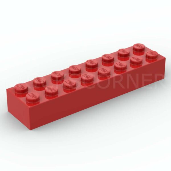 LEGO® Brique 2 x 8 - 3007 - Rouge