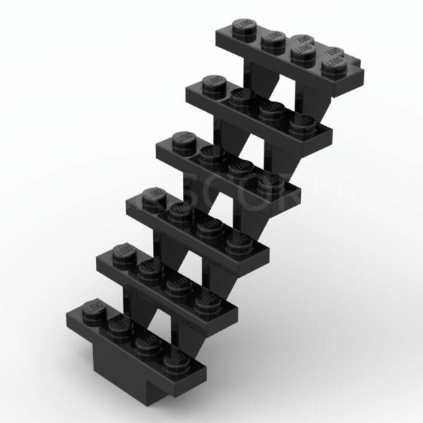 LEGO® Escalier 7 x 4 x 6 - 30134 - Noir