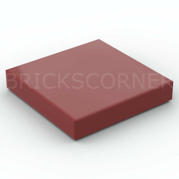 LEGO® Tuile 2 x 2 - 3068 - Rouge Foncé