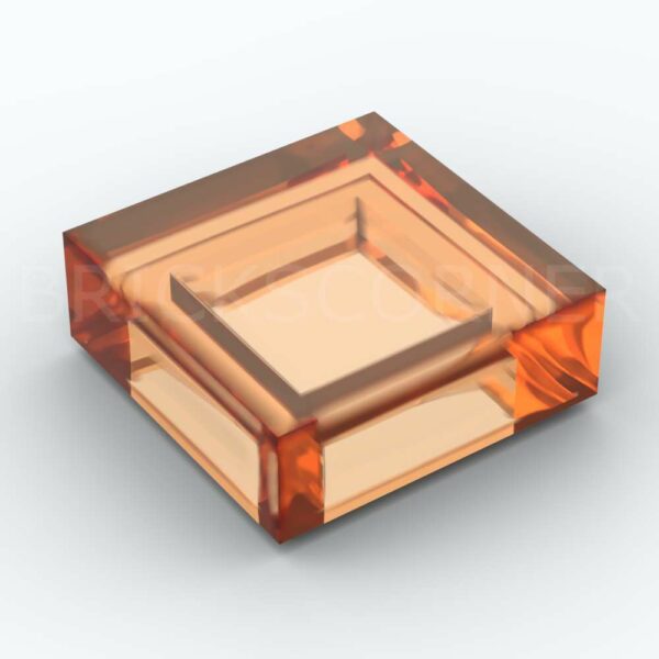 LEGO® Tuile 1 x 1 - 3070b - Orange Transparent