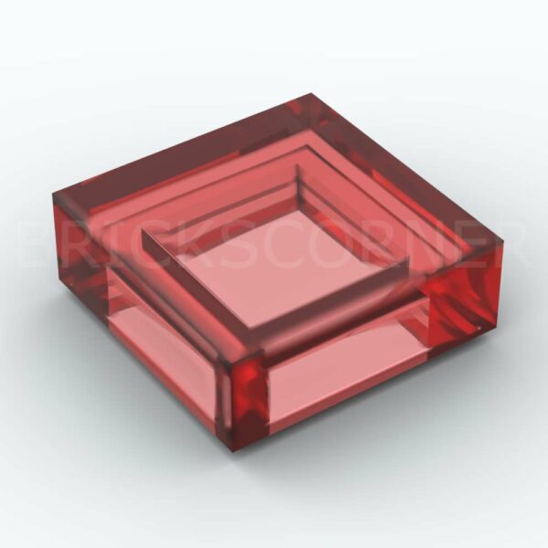 LEGO® Tuile 1 x 1 - 3070b - Rouge Transparent