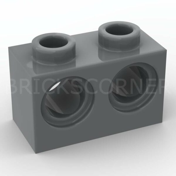 LEGO® Brique Technic 1 x 2 avec 2 Trous - 32000 - Dark Stone Gray