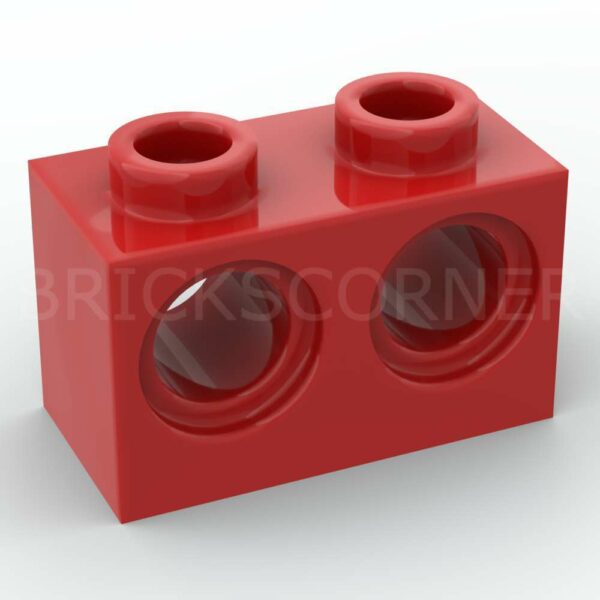 LEGO® Brique Technic 1 x 2 avec 2 Trous - 32000 - Rouge