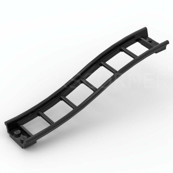 LEGO® Rail Train / Grand Huit Droit avec Elévation - 25061 - Noir