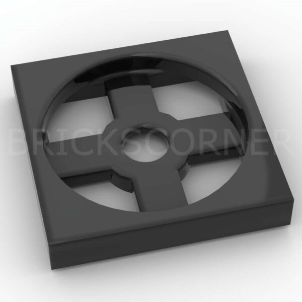 LEGO® Plaque Tournante 2 x 2 Base - 3680 - Noir