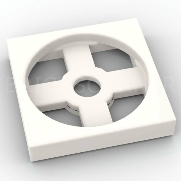LEGO® Plaque Tournante 2 x 2 Base - 3680 - Blanc