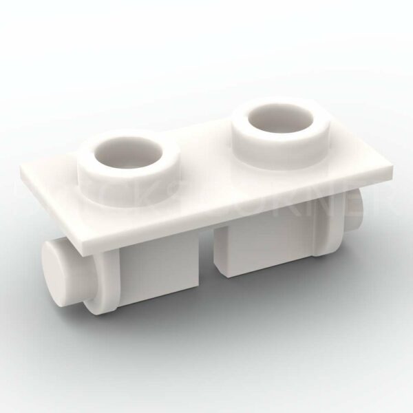 LEGO® Charnière Brique 1 x 2 Plaque Supérieure / Top - 3938 - Blanc
