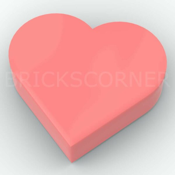 LEGO® Tuile Ronde 1 x 1 Coeur - 39739 - Coral