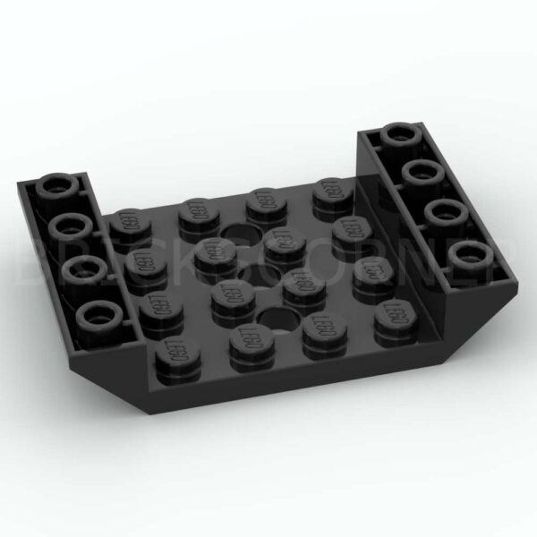 LEGO® Pente Inversée 45° 6 x 4 Double sur Plaque 4 x 4 - 60219 - Noir