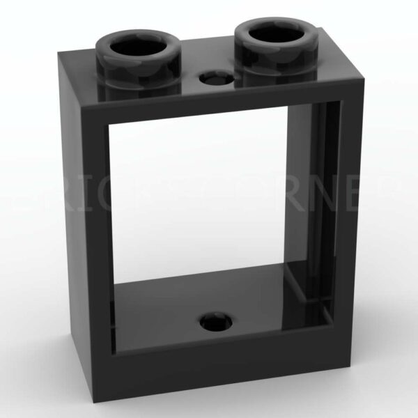 LEGO® Fenêtre 1 x 2 x 2 - 60592 - Noir