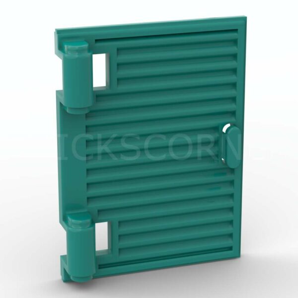 LEGO® Volet 1 x 2 x 3 avec Charnières et Poignée - 60800a - Turquoise Foncé