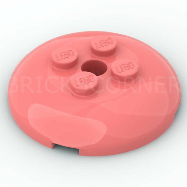 LEGO® Brique Ronde 4 x 4 Dôme - 65138 - Coral