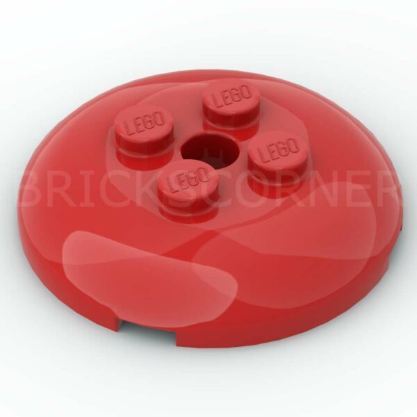 LEGO® Brique Ronde 4 x 4 Dôme - 65138 - Rouge