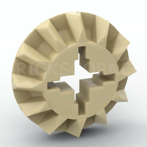 LEGO® Technic Engrenage 12 Dents en Biseau - 6589 - Beige