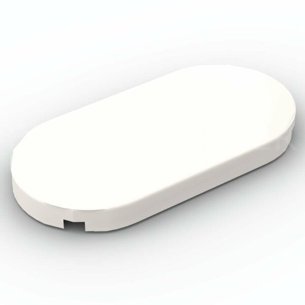 LEGO® Tuile Ronde 2 x 4 Ovale - 66857 - Blanc