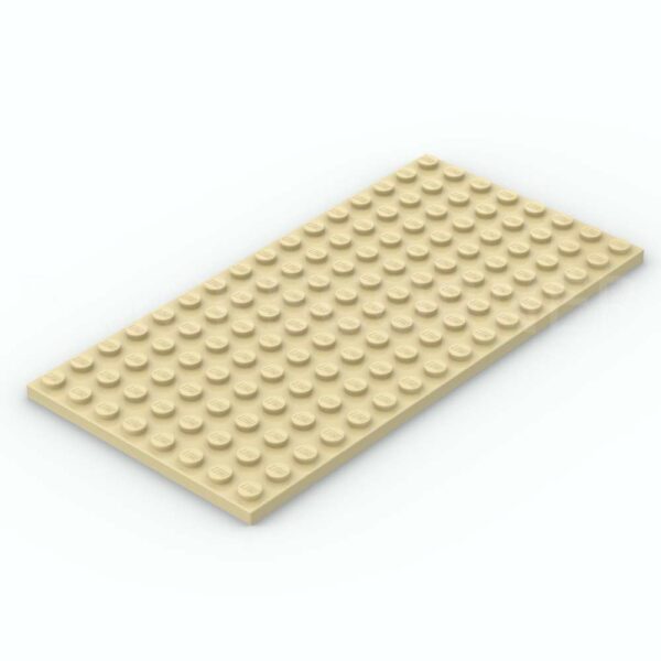 LEGO® Plaque 8 x 16  - 92438 - Beige