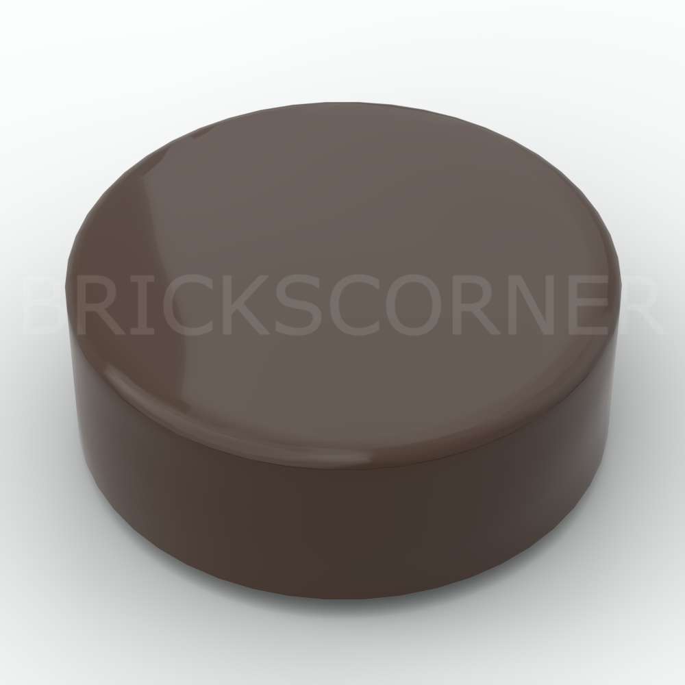 LEGO® Tuile Ronde 1 x 1 - 98138 - Brun Foncé