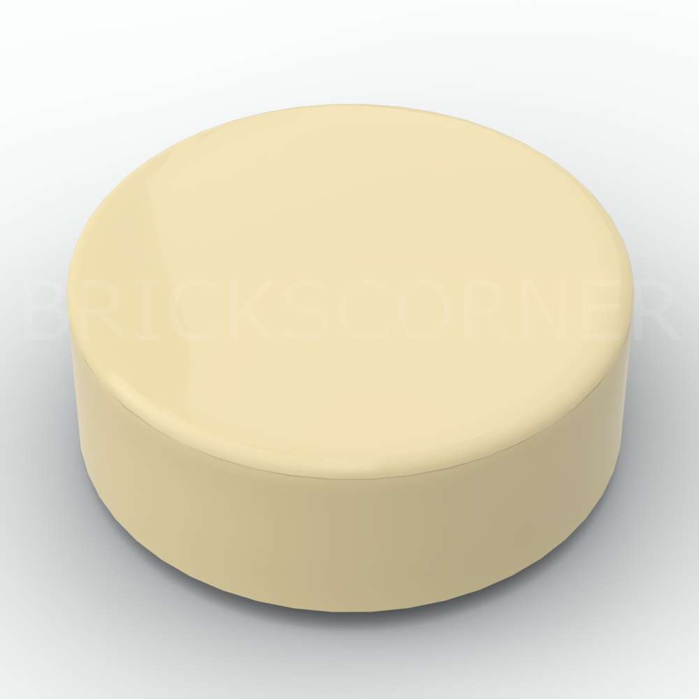 LEGO® Tuile Ronde 1 x 1 - 98138 - Beige