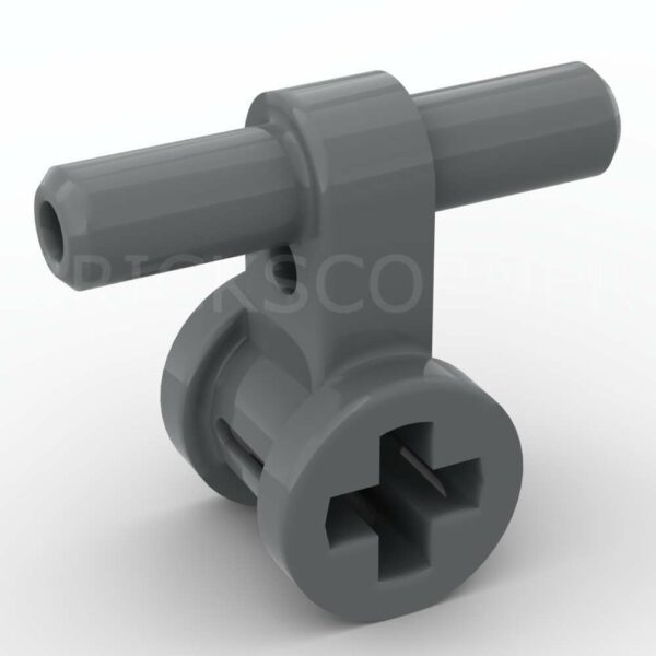 LEGO® Raccord / Joint Pneumatic en T avec Connecteur Axe - 99021 - Dark Stone Gray